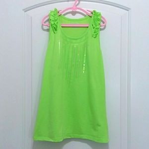 Basic Edition Neon Green Tank Top